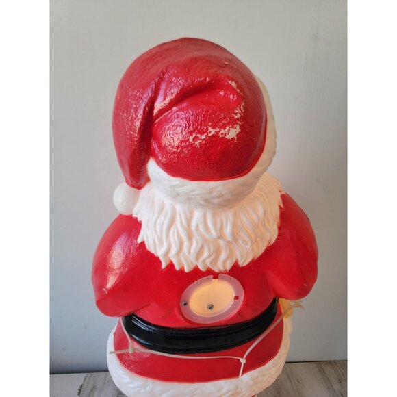 Grand venture candy cane Santa Claus blow mold lawn decor Xmas - Picture 9 of 11